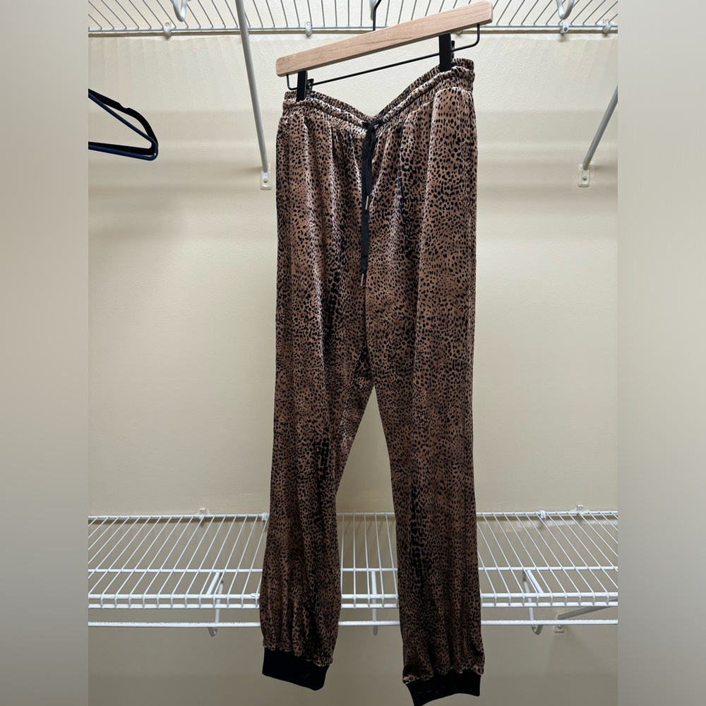 Buddy love leopard print joggers
